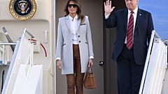 The US President has been touring Europe with the First Lady