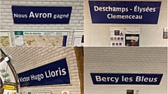 Şampiyonluğun ardından Paris'te durak isimleri değişti