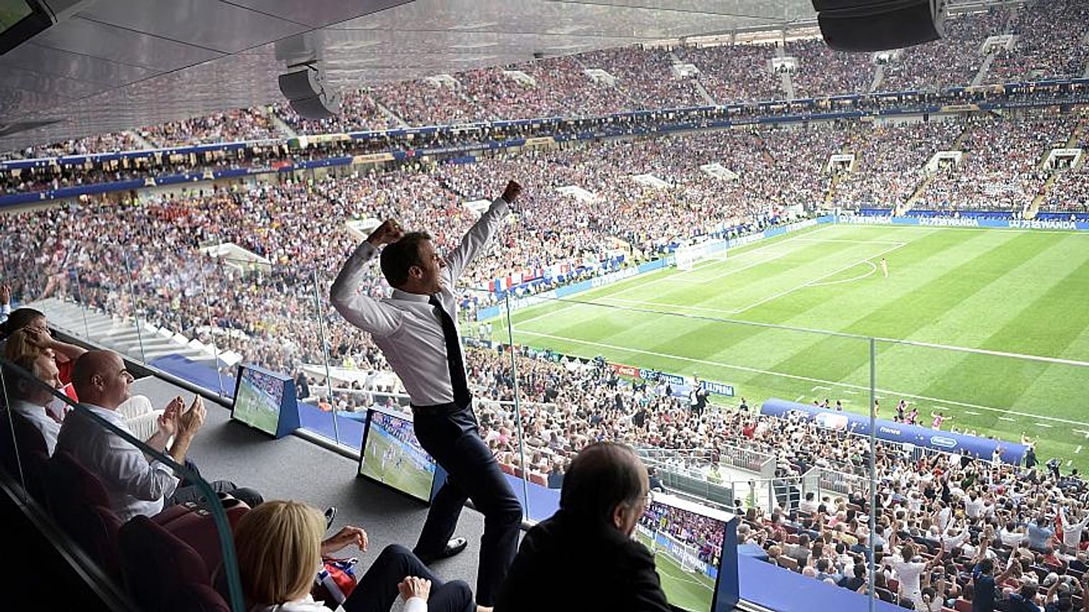 Mundial de Rusia: la loca final de Macron