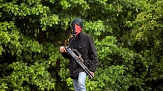 Сторонник правительства Никарагуа в Масае