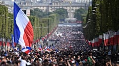 Le retour triomphal des Bleus 