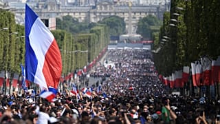 Le retour triomphal des Bleus 