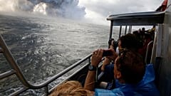 Volcan en éruption : la visite en bateau tourne mal