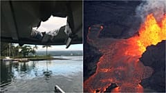 Hot lava smashes through roof of tourist boat 'leaving 23 injured'