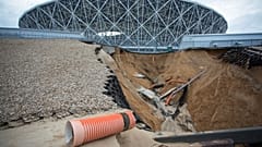Новой "Волгоград-Арене" понадобился ремонт после ливней