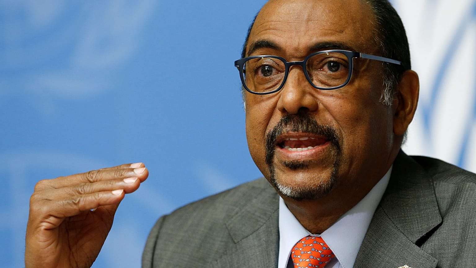 Le directeur exécutif de l'ONUSIDA, le Malien Michel Sidibé