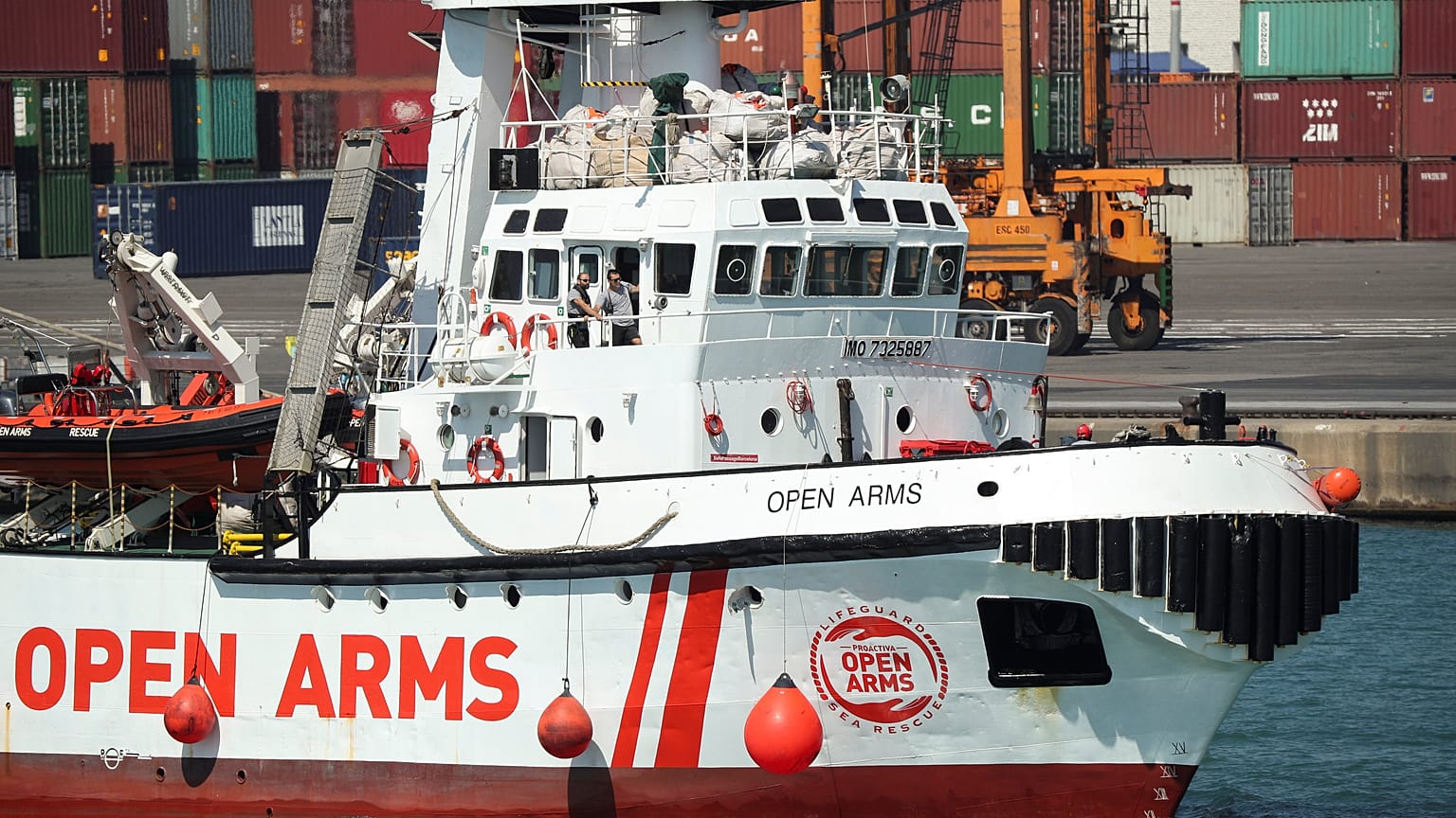 Open Arms chega sábado a Palma de Maiorca