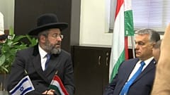Viktor Orban, das "Bollwerk gegen Antisemitismus", in Israel