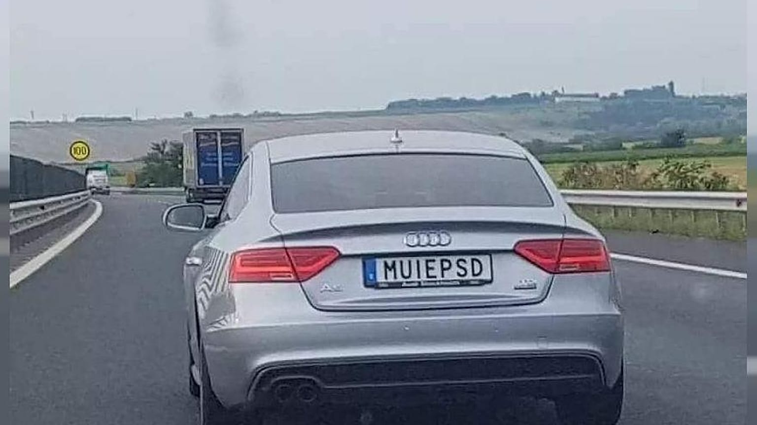 Das umstrittene Nummernschild