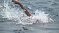 Schwimmend von Asien nach Europa