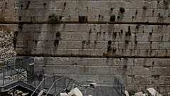 Se derrumba una piedra de 100 kg. del Muro de las Lamentaciones 