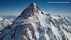 Le K2, situé sur la frontière sino-pakistanaise. 