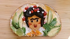 Frida Kahlo - als Kunst auf Brot