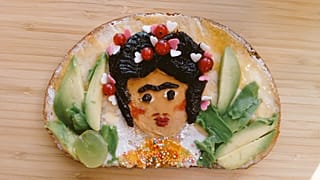 Frida Kahlo - als Kunst auf Brot