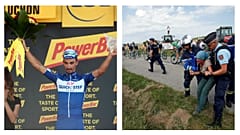Tour: Julian Alaphilippe vence etapa afetada por protestos de agricultores