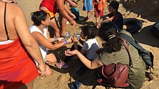 Bagnini, villeggianti e autoctoni soccorrono 56 migranti giunti su una barca a vela