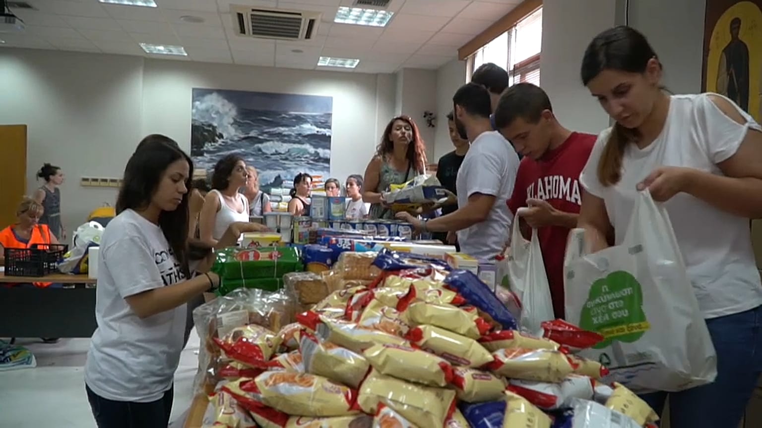 Incendies : la solidarité des grecs