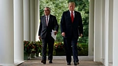 Jean-Claude Juncker et Donald Trump à la Maison Blanche