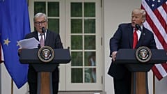 Trump meets with European Commission President Juncker 