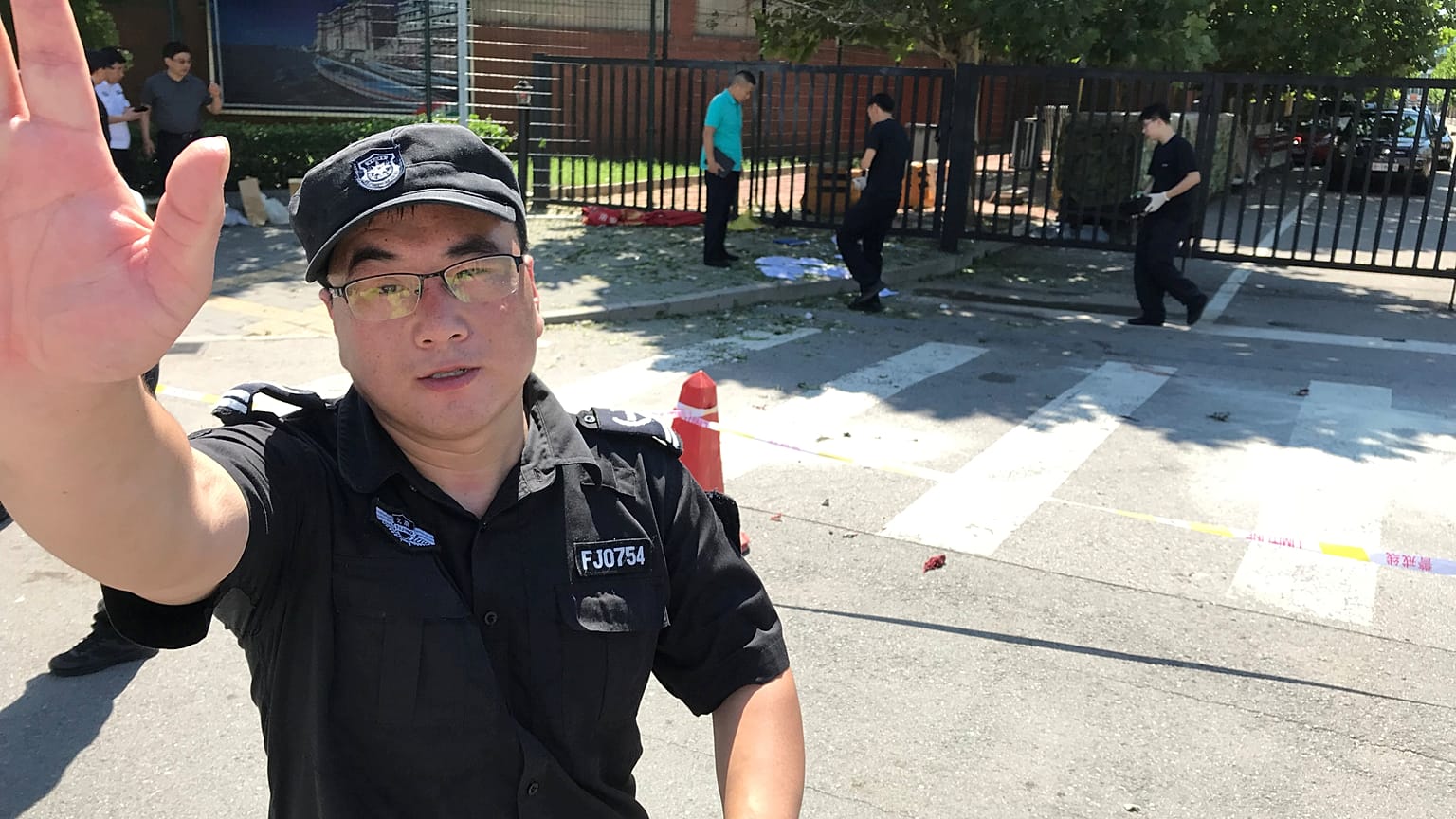 Explosion à l'ambassade des États-Unis à Pékin