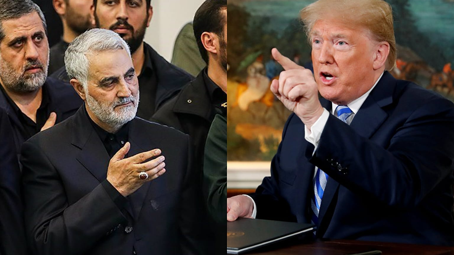 Kasım Süleymani ve Donald Trump