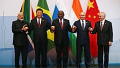 Hindistan, Çin, Güney Afrika, Rusya ve Brezilya liderleri BRICS Zirvesi'nde