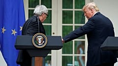 U.S. President Trump and Juncker