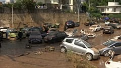 Tempestade inunda cidade a nordeste de Atenas