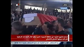 سوریه؛ مراسم خاکسپاری قربانیان حملات داعش در سویدا