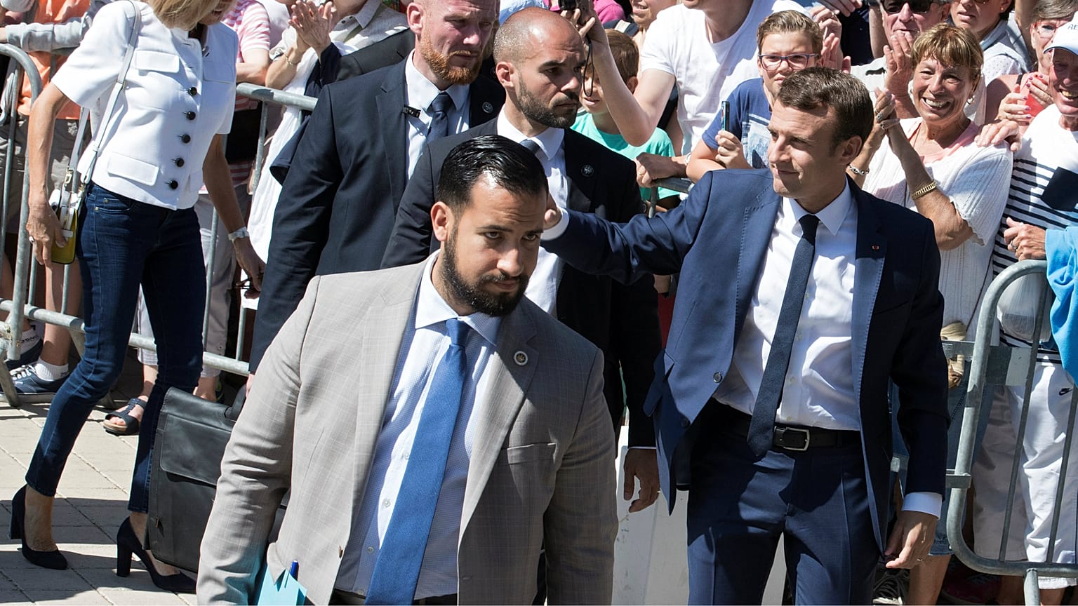 Fransa Cumhurbaşkanı Macron ve danışmanı Benalla