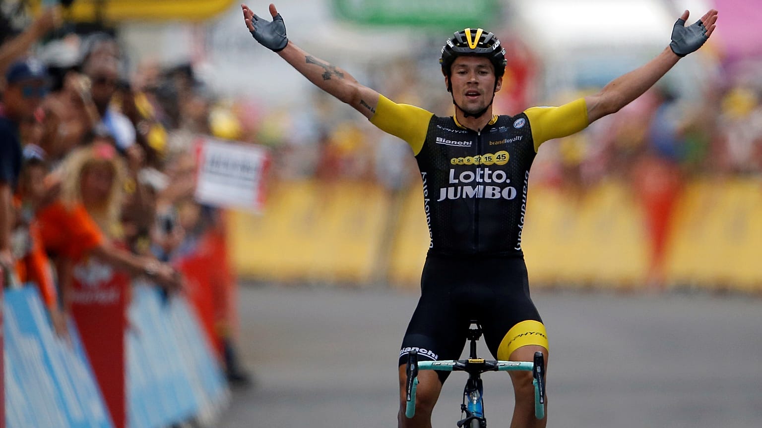 Colosal victoria de Roglic en la etapa de reina de los Pirineos