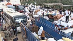 Hundreds of Syrian refugees living in Lebanon return home