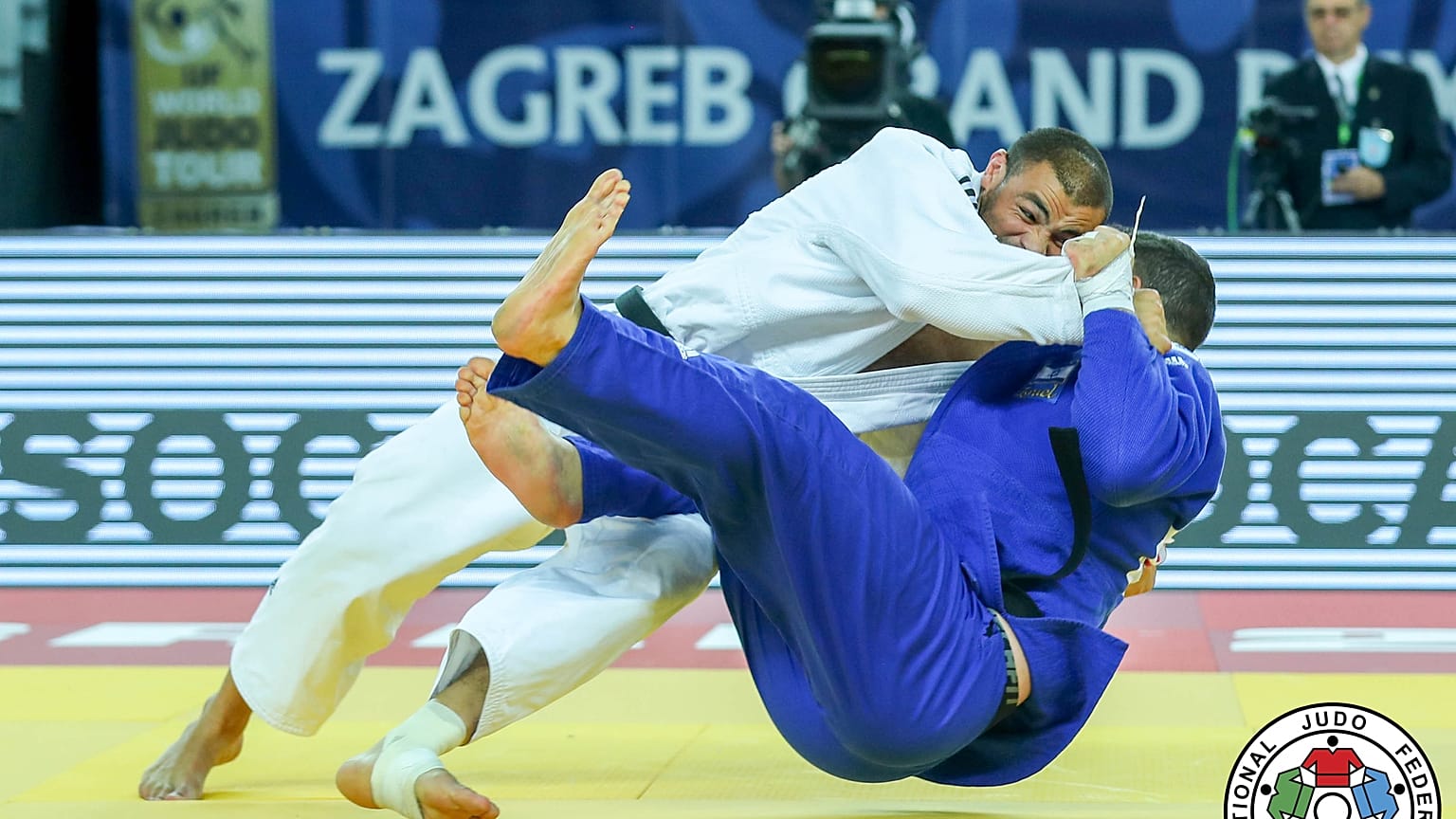 Guram Tushishvili legt Or Sasson auf die Matte