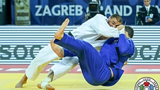 Guram Tushishvili legt Or Sasson auf die Matte