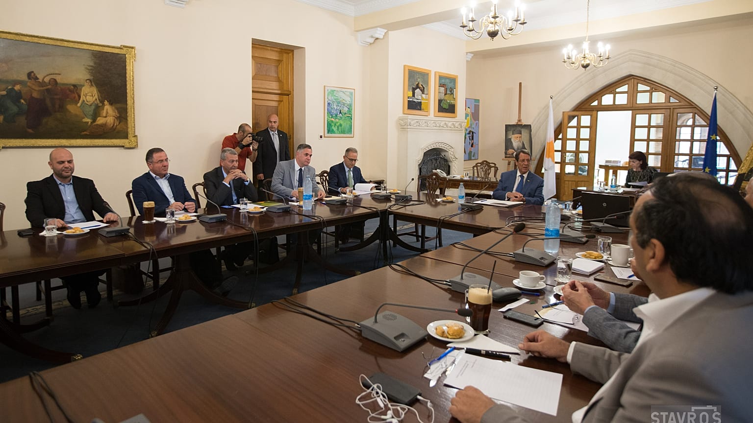 Κυπριακό και ενέργεια στη σύσκεψη των πολιτικών αρχηγών υπό τον Πρόεδρο Αναστασιάδη 