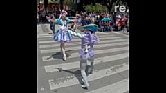 Bailarinas toman las calles de la capital de México