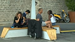 The cooling bench in Paris