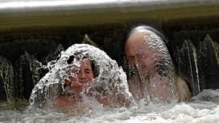 Le splendide fotografie dell'Europa che cerca di trovare refrigerio