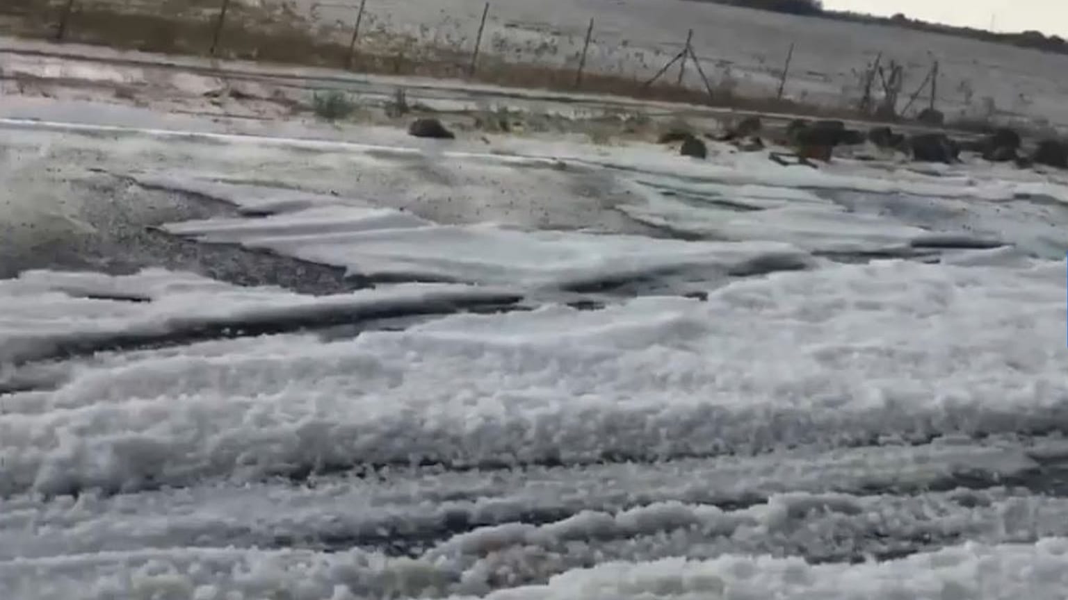 Watch: Rare hail storm hits Sardinia amid Europe's heatwave 