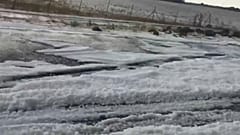 Watch: Rare hail storm hits Sardinia amid Europe's heatwave 