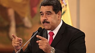 Valami pukkant Maduro beszéde alatt