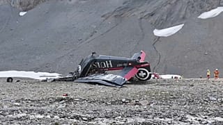 Avião histórico Junkers Ju-52 despenha-se nos Alpes Suíços