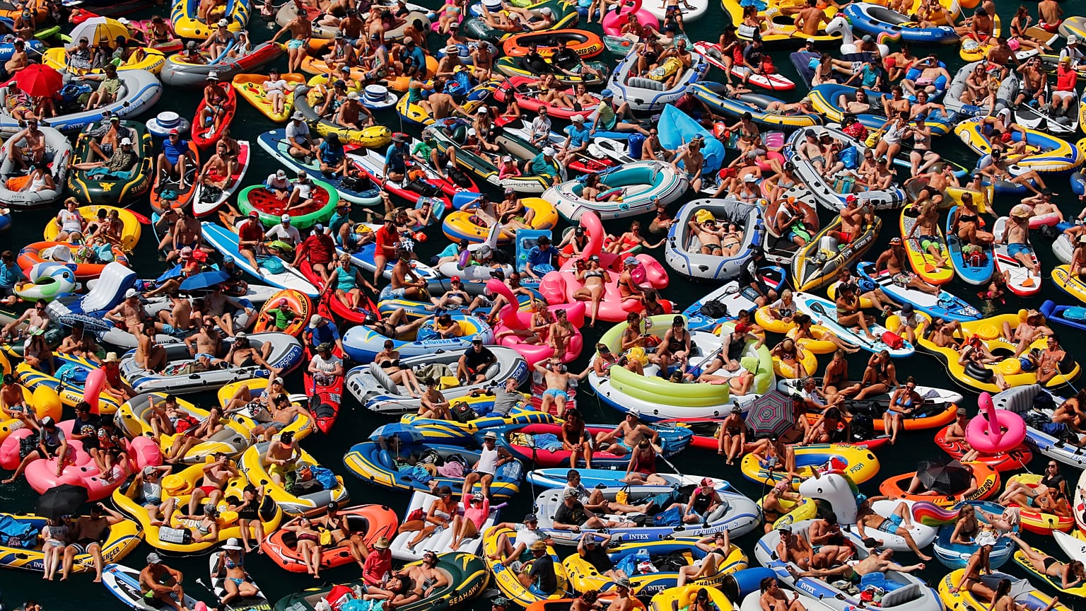 Alle im Gummiboot: Europa in der Hitze - 10 der heftigsten Fotos