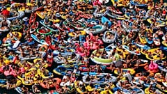 Alle im Gummiboot: Europa in der Hitze - 10 der heftigsten Fotos