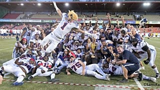 La France championne d'Europe de football américain