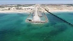 İsrail Gazze kıyısına inşa ettiği blokajın görüntülerini paylaştı