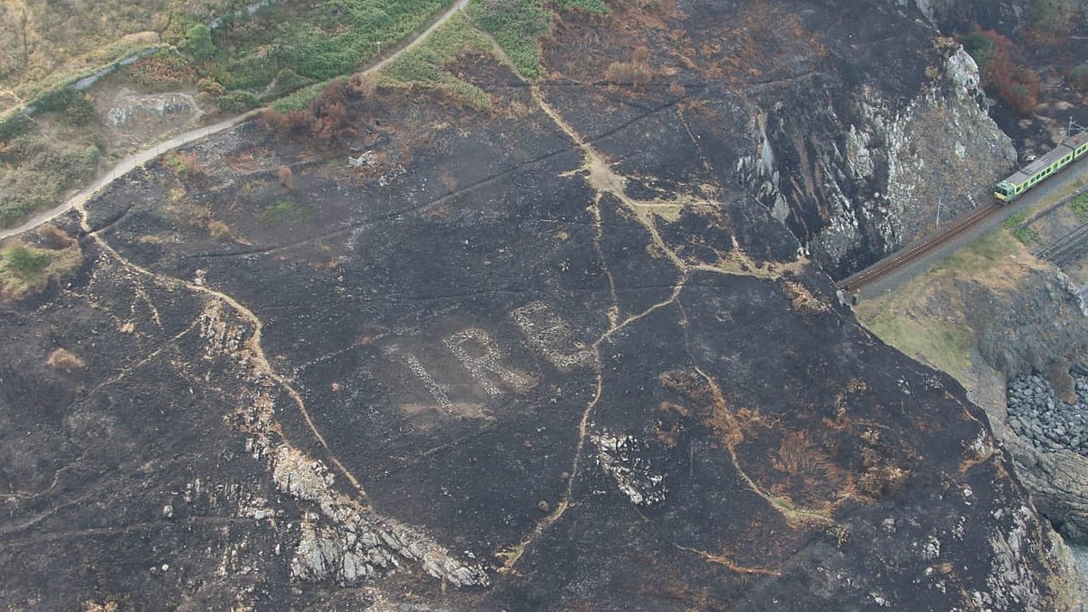 Hitzewelle enthüllt ein Stück irischer Geschichte