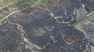 Hitzewelle enthüllt ein Stück irischer Geschichte