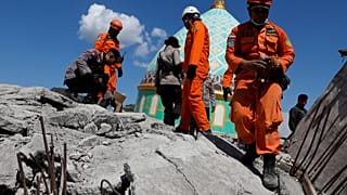 WATCH - Rescue efforts underway to save people trapped under wreckage of Indonesian earthquake