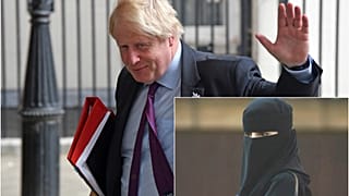 Britain's Foreign Secretary Boris Johnson waves as he leaves Downing Street